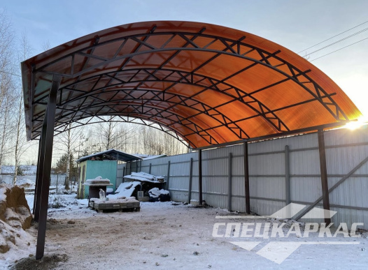 Навес для автомобиля арочного типа №57 1632