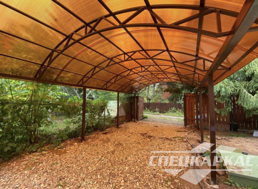 Навес для автомобилей на даче №94 2002