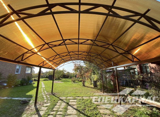 Навес для авто из поликарбоната №84 1902