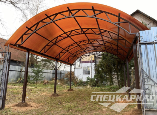 Автонавес для машины из поликарбоната №76 1812