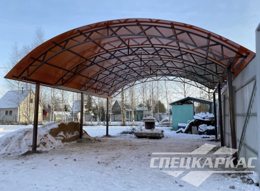 Навес для автомобиля арочного типа №57 1631
