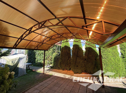 Навес из поликарбоната для дачи №93 1992