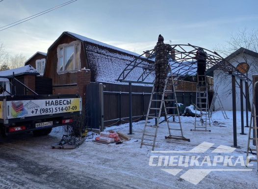 Навес для одного автомобиля 6х4 №54 1596