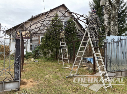 Автонавес для машины из поликарбоната №76 1807