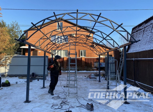 Навес для одного автомобиля 6х4 №54 1598