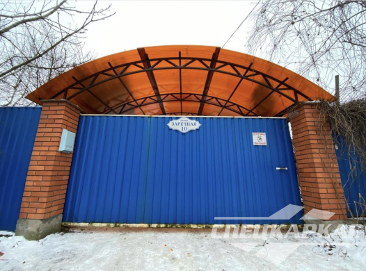 Металлический усиленный навес из поликарбоната для автомобиля №50 1564