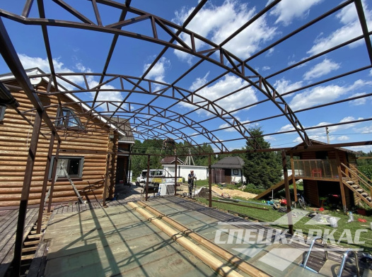 Навес из поликарбоната для бассейна №12 1187