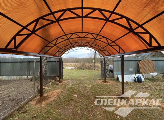 Автонавес для машины из поликарбоната №76 1813