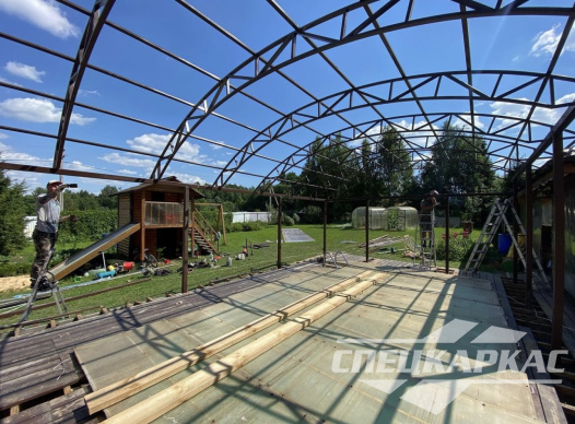 Навес из поликарбоната для бассейна №12 1189