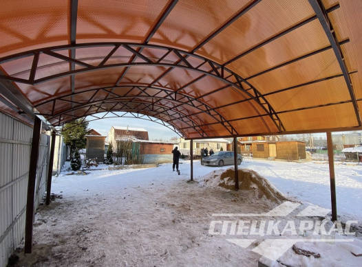 Навес для автомобиля арочного типа №57 1633