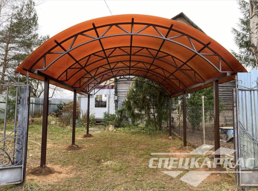 Автонавес для машины из поликарбоната №76 1811