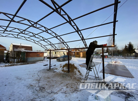 Навес для автомобиля арочного типа №57 1627