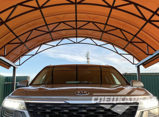 Навес для одной машины на дачу №26 1329