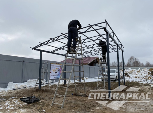 Навес для машины односкатного типа №47 1528