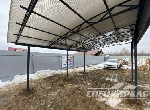 Навес для машины односкатного типа №47 1534