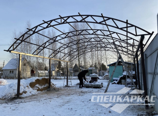 Навес для автомобиля арочного типа №57 1628