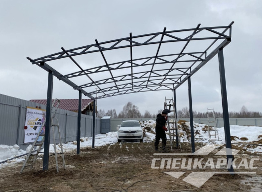 Навес для машины односкатного типа №47 1527