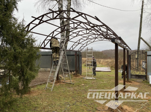 Автонавес для машины из поликарбоната №76 1806