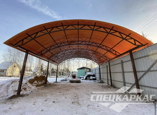 Навес для автомобиля арочного типа №57 1625
